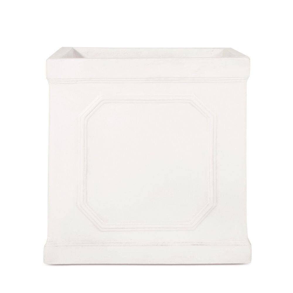 Avex 14 in. L x 14 in. W x 14 in. H Antique White Indoor/Outdoor Planter Garden Pots price history on PriceWatchPro