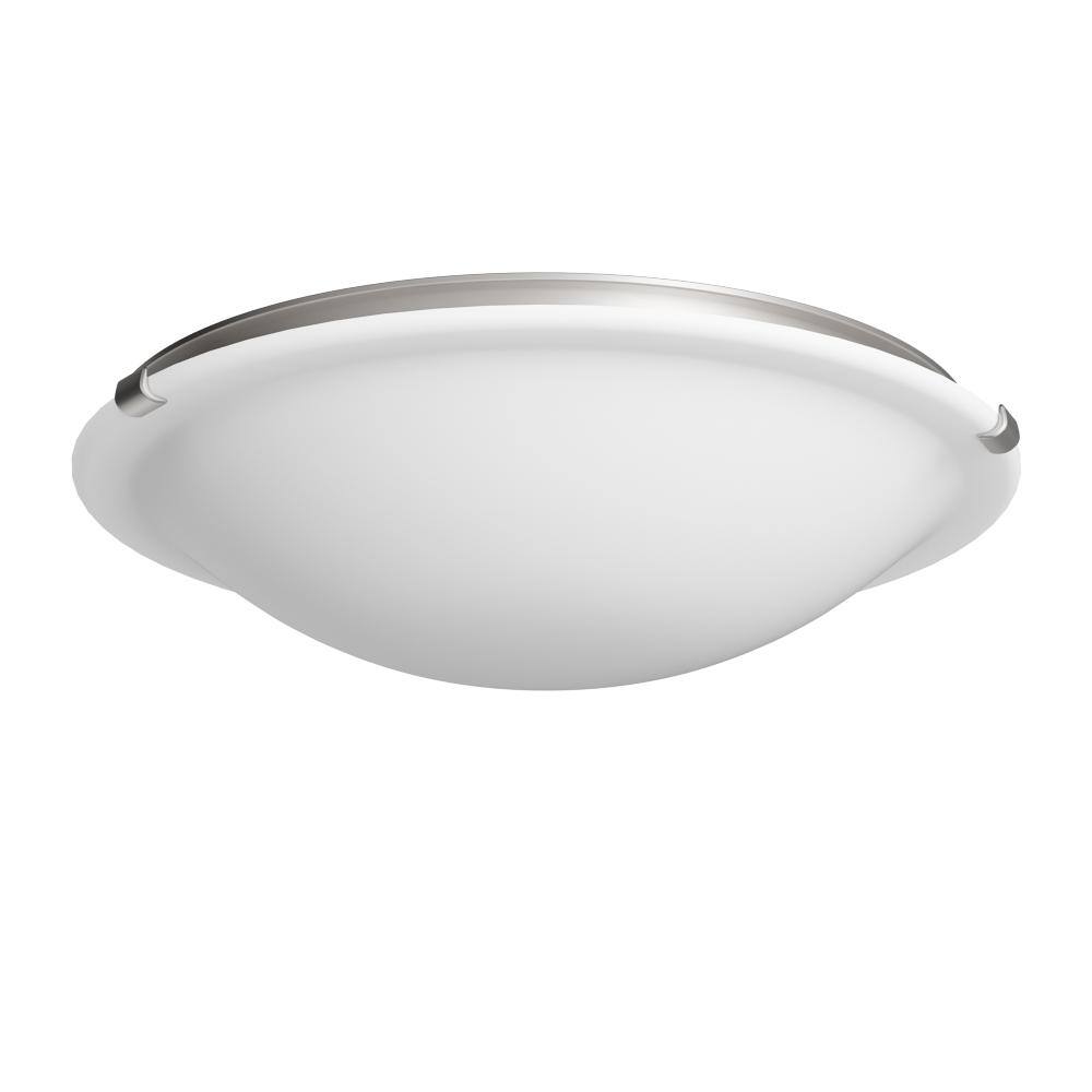 Brushed Nickel 16" LED Dome Flush Mount Light