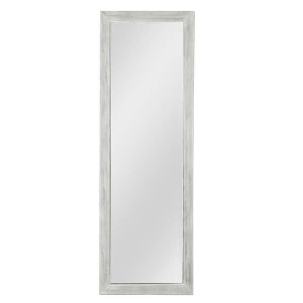 HomeRoots 21.3 in. x 64.2 in. Classic Rectangle Framed Clear Vanity Mirror