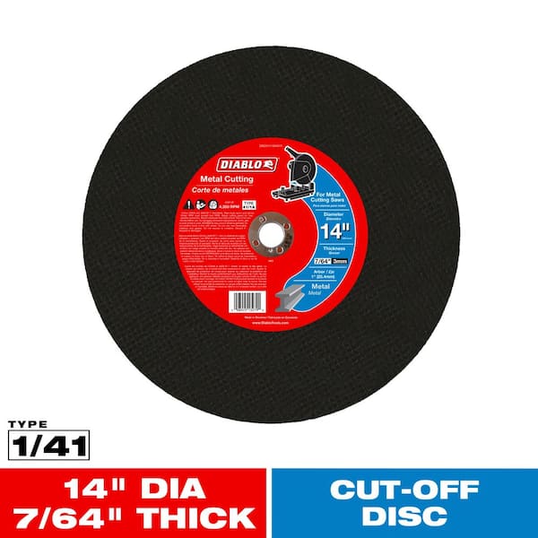 14 in. x 7/64 in. x 1 in. Metal Chop Saw Disc