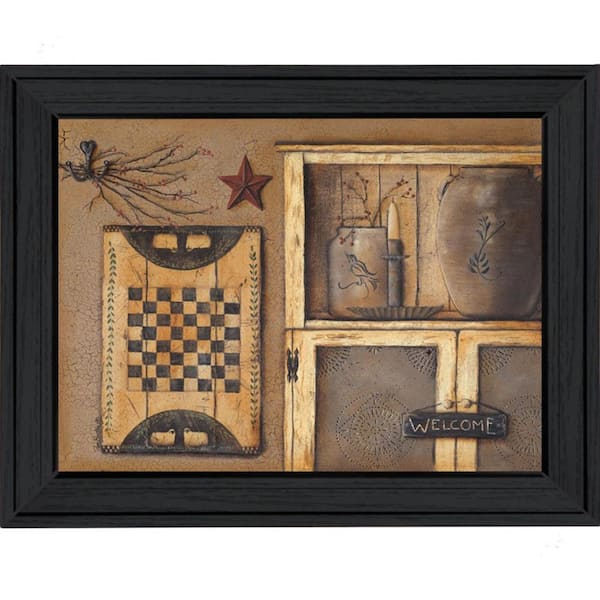 Charlie Country Treasures 1-Piece Framed Wall Art 15 in. x 19 in.