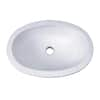 Barclay Products Lily Drop-In Bathroom Sink in White 4-525WH - The Home ...