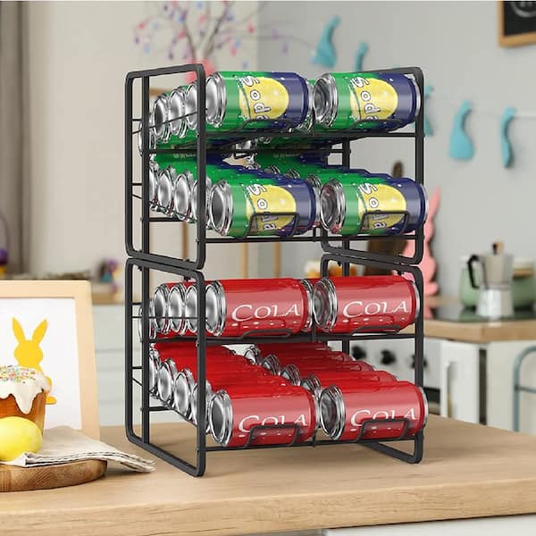 Kitchen Can Organizer For Pantry, Soda Can Organizer For