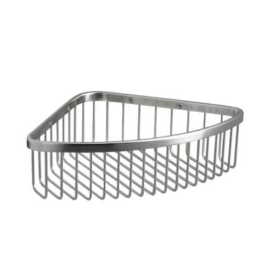 Large Shower Basket in Polished Stainless
