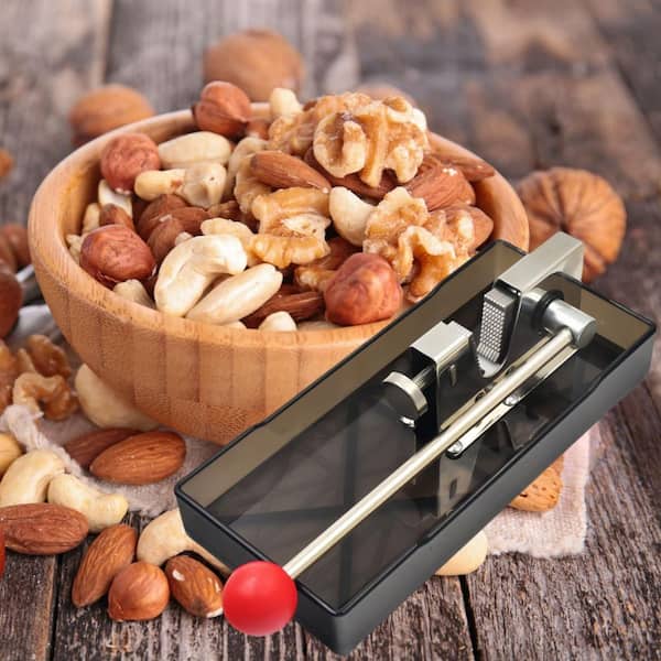 Walnuts4点セット Wudkey Nut Crackers for All Nuts with 3 Picks Included, Stainless