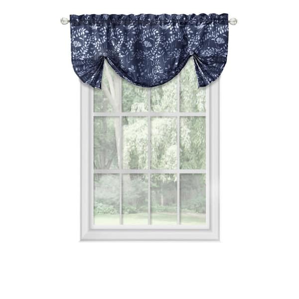 Polyester Window Curtain Valance, What Is The Average Length Of A Curtain Valance