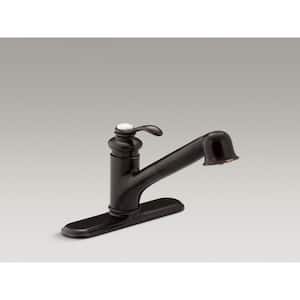 Fairfax Single-Handle Pull-Out Sprayer Kitchen Faucet In Oil Rubbed Bronze