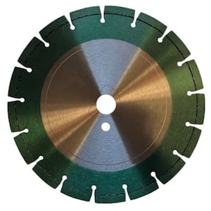 8 in. Green Concrete Diamond Saw Blade for Early Entry Cutting - Soft Bond