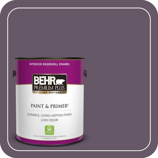 BEHR PREMIUM PLUS 1 gal. #PPU17-05 Preservation Plum Eggshell Enamel Low Odor Interior Paint & Primer