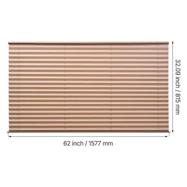 RV Blinds, Cappuccino Smooth Abstract 62 in. W x 32 in. L Back Tab Indoor Blackout Curtain Single Panel, 2025 Update