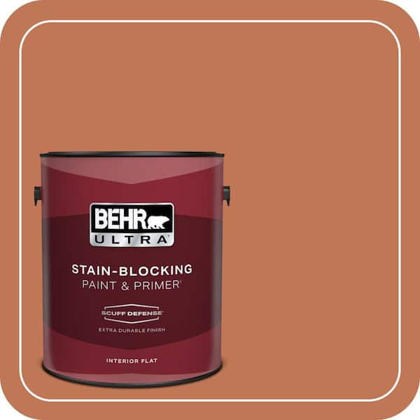 BEHR ULTRA 1 gal. #PPU3-01 Moroccan Sky Extra Durable Flat Interior Paint & Primer