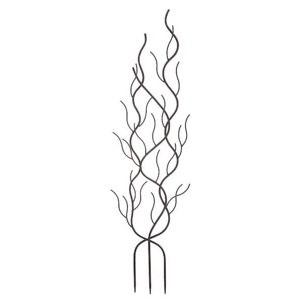 Evergreen Enterprises 43 in. Abstract Branches Metal Garden Trellis with 3-Pronged Stake