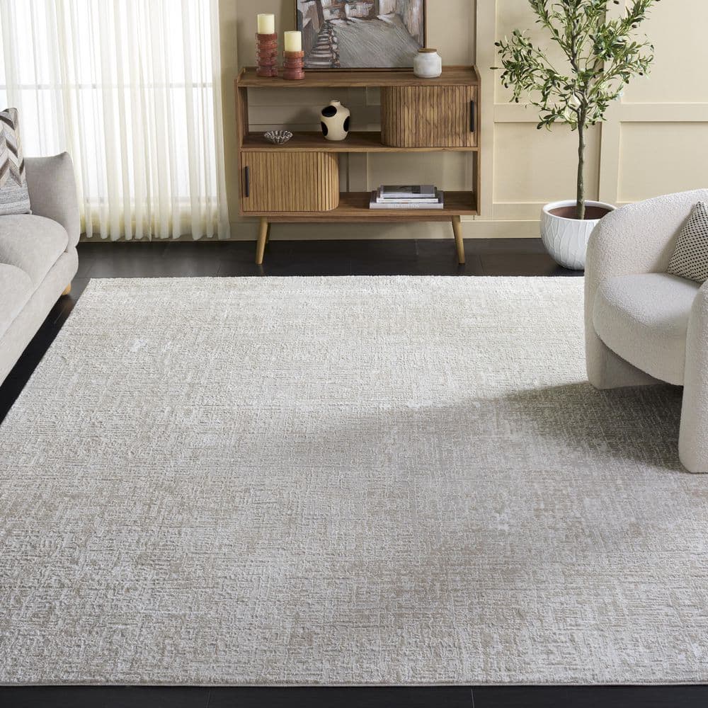 Carter 9 ft. x 12 ft. Ivory/Taupe Abstract Area Rug price history on PriceWatchPro