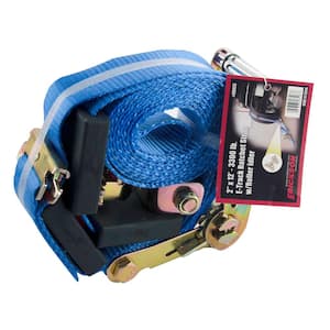 12 ft. x 2 in. Adjustable Tire Strap with E-Track Roller Idler Fitting