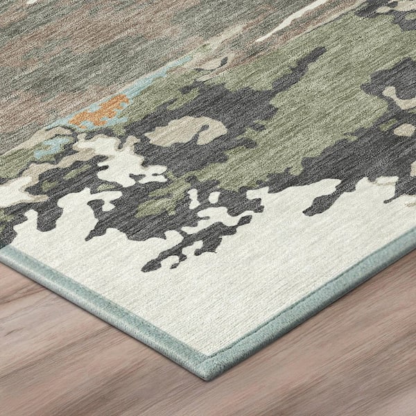 Chantille Machine Washable Indoor/Outdoor Abstract ACN2995 Gray 10 ft. x 14 ft. Area Rug