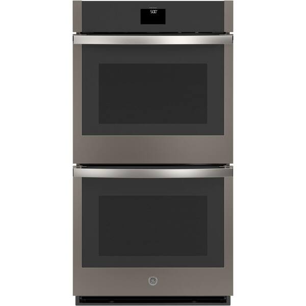 GE 27 in. Smart Double Electric Wall Oven with Convection (Upper Oven ...