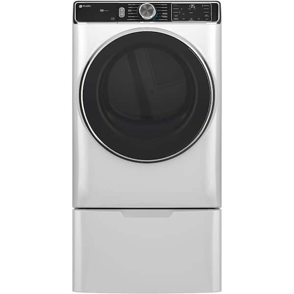 Profile 7.8 cu. ft. vented Electric Dryer in White with Steam and Sanitize  Cycle, ENERGY STAR