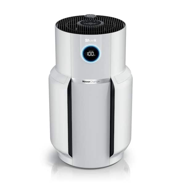 NeverChange 1400 sq. ft. HEPA Filter Tower Air Purifier and Cleaner in White w/ Odor Neutralization and Clean Sense Tech
