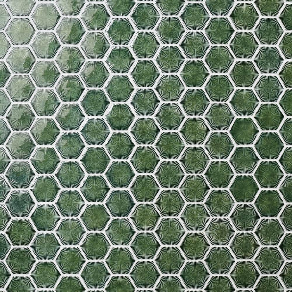 Reviews for Ivy Hill Tile Delphi Capri Green 10.82 in. x 12.59 in ...