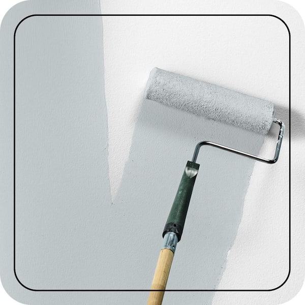 5 gal. #N490-1 Absolute Zero Ceiling Flat Interior Paint & Primer
