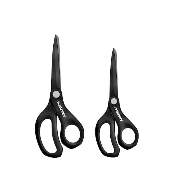 Husky Titanium Scissors Set (3-Piece) 98385 - The Home Depot