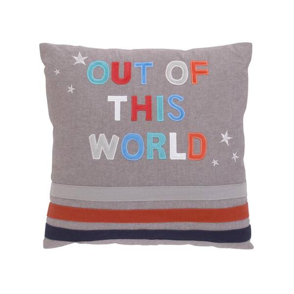 orange navy throw pillows