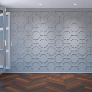 26 7/8"W x 15 3/8"H x 3/8"T Medium Bradley Decorative Fretwork Wall Panels in Architectural Grade PVC