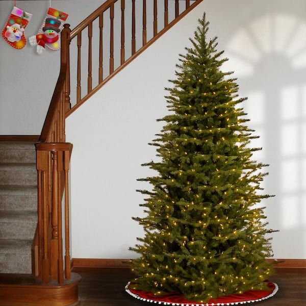 6-1/2 ft. Feel Real Nordic Spruce Slim Hinged Tree with 650 Clear Lights