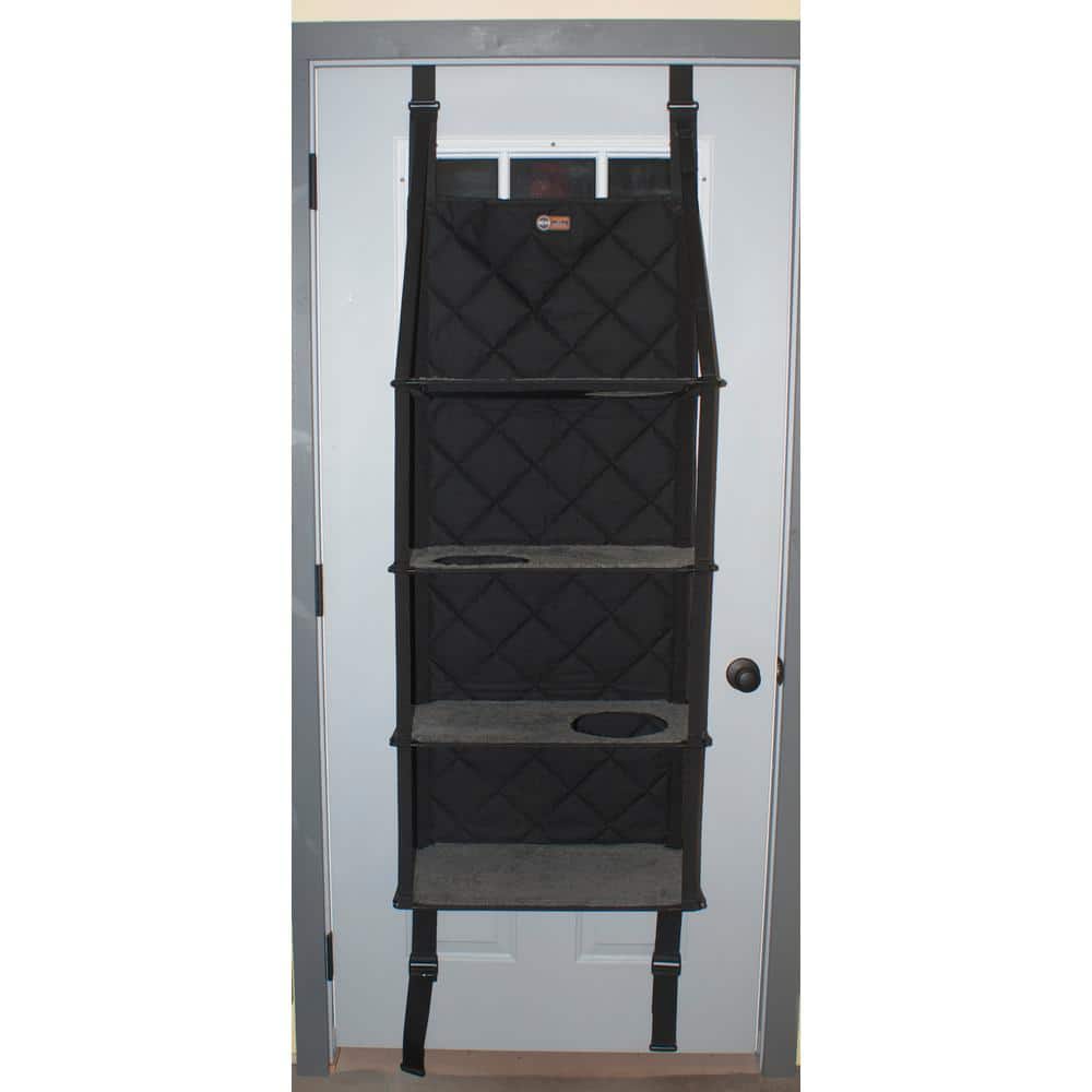 Gray 4-Story Hanging Cat Tree with Fleece Shelves