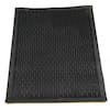 Ottomanson Easy clean, Waterproof Non-Slip 3x5 Indoor/Outdoor Rubber Doormat,  35 in. x 60 in., Black OTR6324-3X5 - The Home Depot