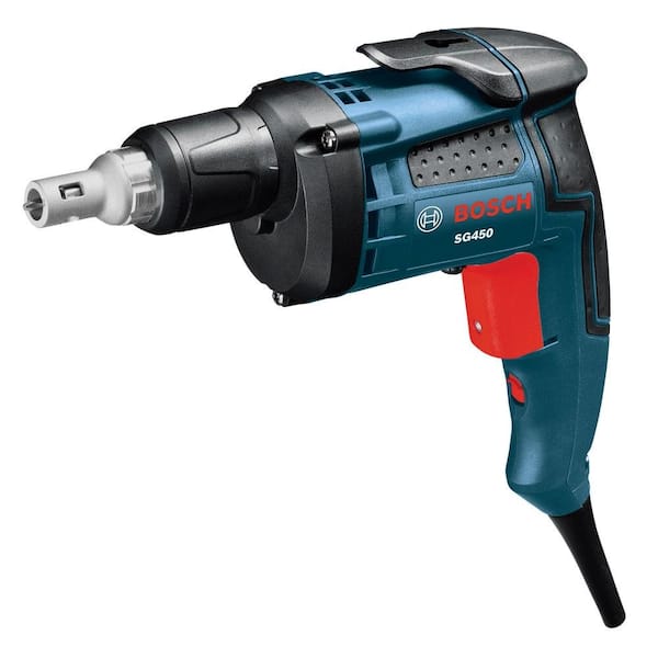 Bosch 7 Amp Corded 4500 RPM Variable Speed Compact Drywall Screw Gun with LED Light