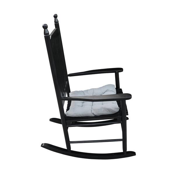 Wood Children s Outdoor Rocking Chair in Black RC 422 BK The