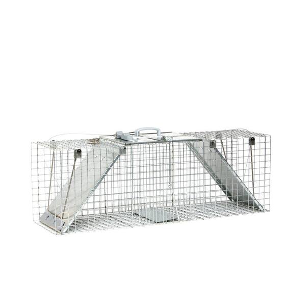 Havahart Large 2-Door Easy Set Live Animal Cage Trap for Racoon, Opossum, Muskrat, and Groundhog