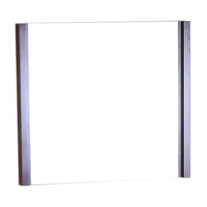 Fillmore 30 in. W x 26 in. H Framed Rectangular Bathroom Vanity Mirror in Wenge
