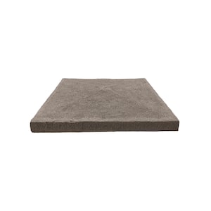 23 in. x 23 in. Desert Sunrise Faux Stone Peaked Column Cap Siding