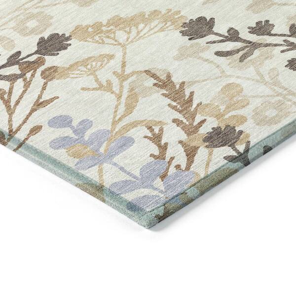Chantille Machine Washable Indoor/Outdoor Abstract ACN2334 Ivory 3 ft. x 5 ft. Area Rug
