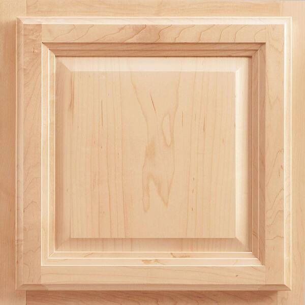 American Woodmark 13x12-7/8 in. Portland Maple Cabinet Door Sample in Natural