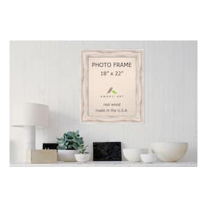 Alexandria 18 in. x 22 in. Whitewash Picture Frame