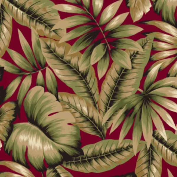 Hampton Bay Chili Tropical Outdoor Fabric by the Yard