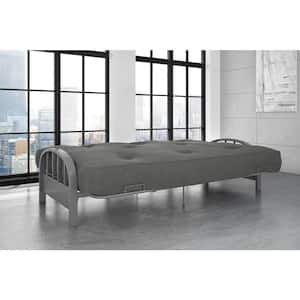 Ali Full Size Futon Frame in Silver