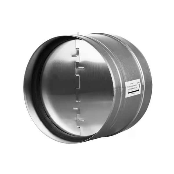 6 in. Galvanized Back-Draft Damper with Rubber Seal