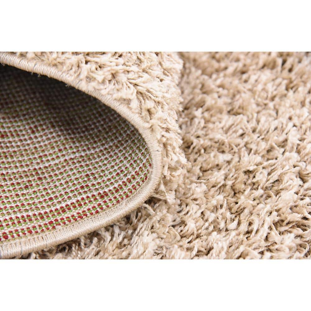 Luxurious Reversible Blue Shag Rug 9' x 12' - Stain-Resistant and Washable