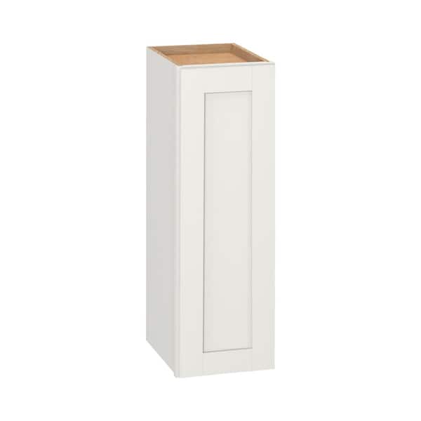 Hampton Bay Westfield Feather White Shaker Stock Assembled Wall Kitchen Cabinet (9 in. W x 12 in. D X 30 in. H)