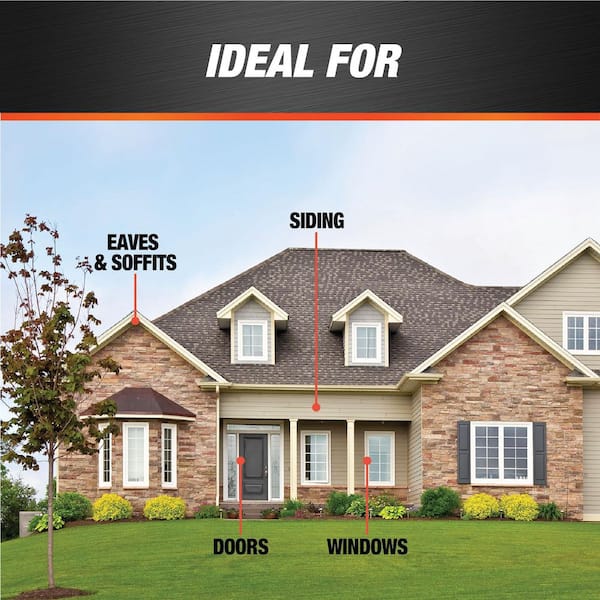 DAP - DYNAFLEX Ultra 10.1 oz. White Advanced Exterior Window, Door, and Siding Sealant