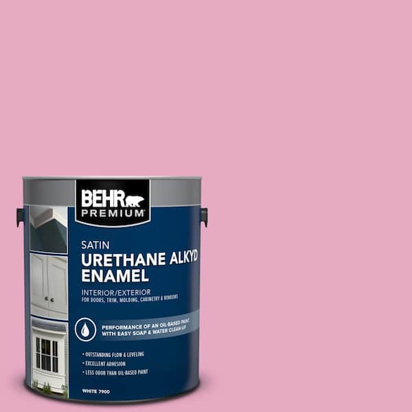 1 gal. #P130-3 Little Princess Urethane Alkyd Satin Enamel Interior/Exterior Paint