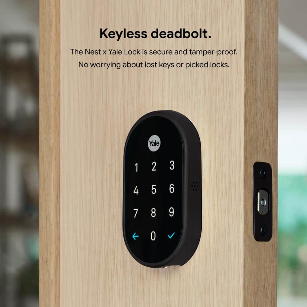 Buy Nest x Yale Lock TamperProof Smart Deadbolt Lock with Nest