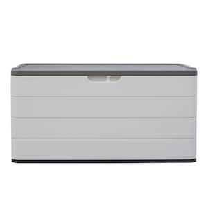 46 in. W x 24 in. D x 24 in. H White HDPE Outdoor Storage Cabinet