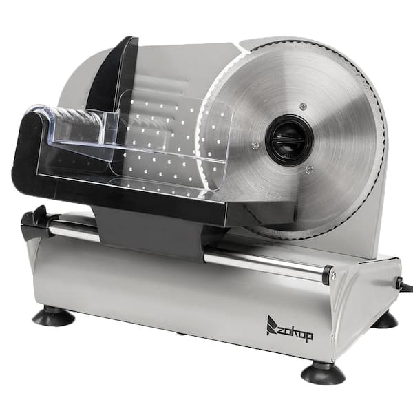 Electric Meat Slicer Stainless Steel 10'' Blade Bread Cutter Deli Food –  XtremepowerUS