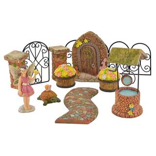 Kit Jardim De Fadas BLBYHO - 220 Peças Em Miniatura Resina