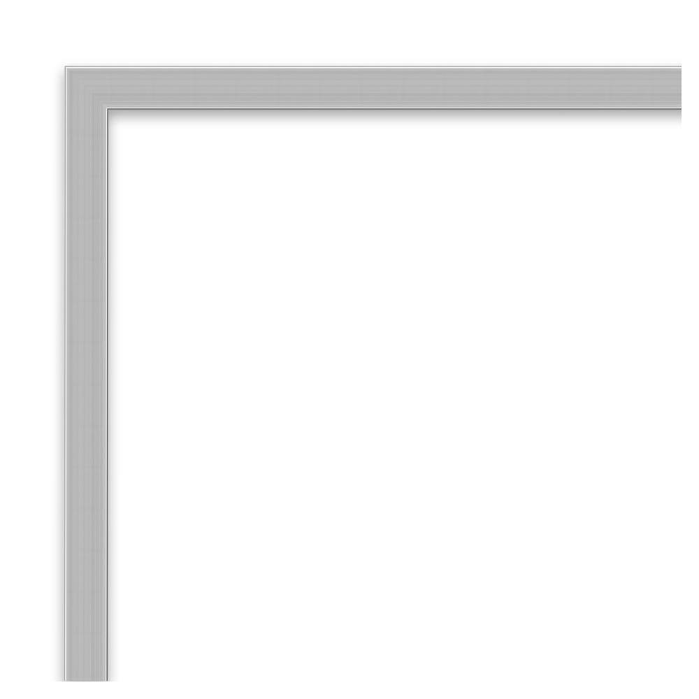 Glossy Silver Polystyrene Modern Wall Picture Frame